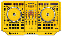 Numark NS 7 II Skin Gradienter Yellow