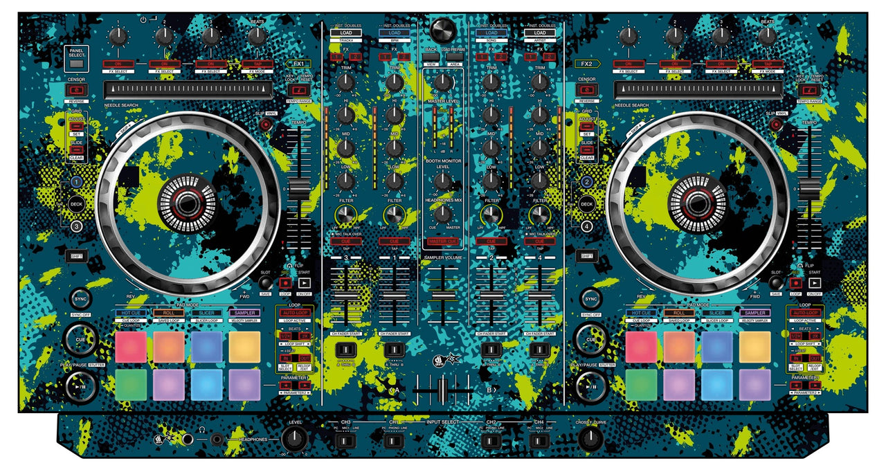 Pioneer DJ DDJ SX 2 Skin Conflict Green