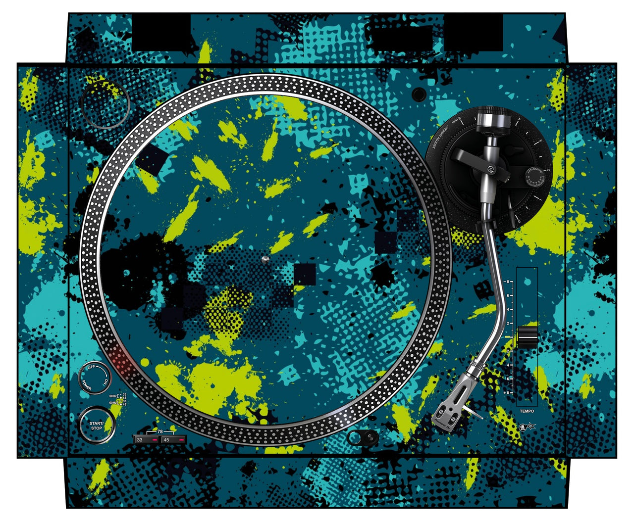 Pioneer DJ PLX 500 Skin Conflict Green