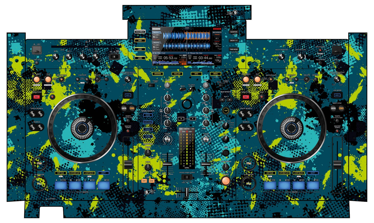 Pioneer DJ XDJ RX Skin Conflict Green