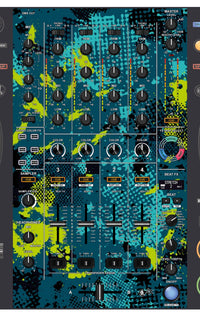 Pioneer DJ DDJ FLX10 MIXER Skin Conflict Green