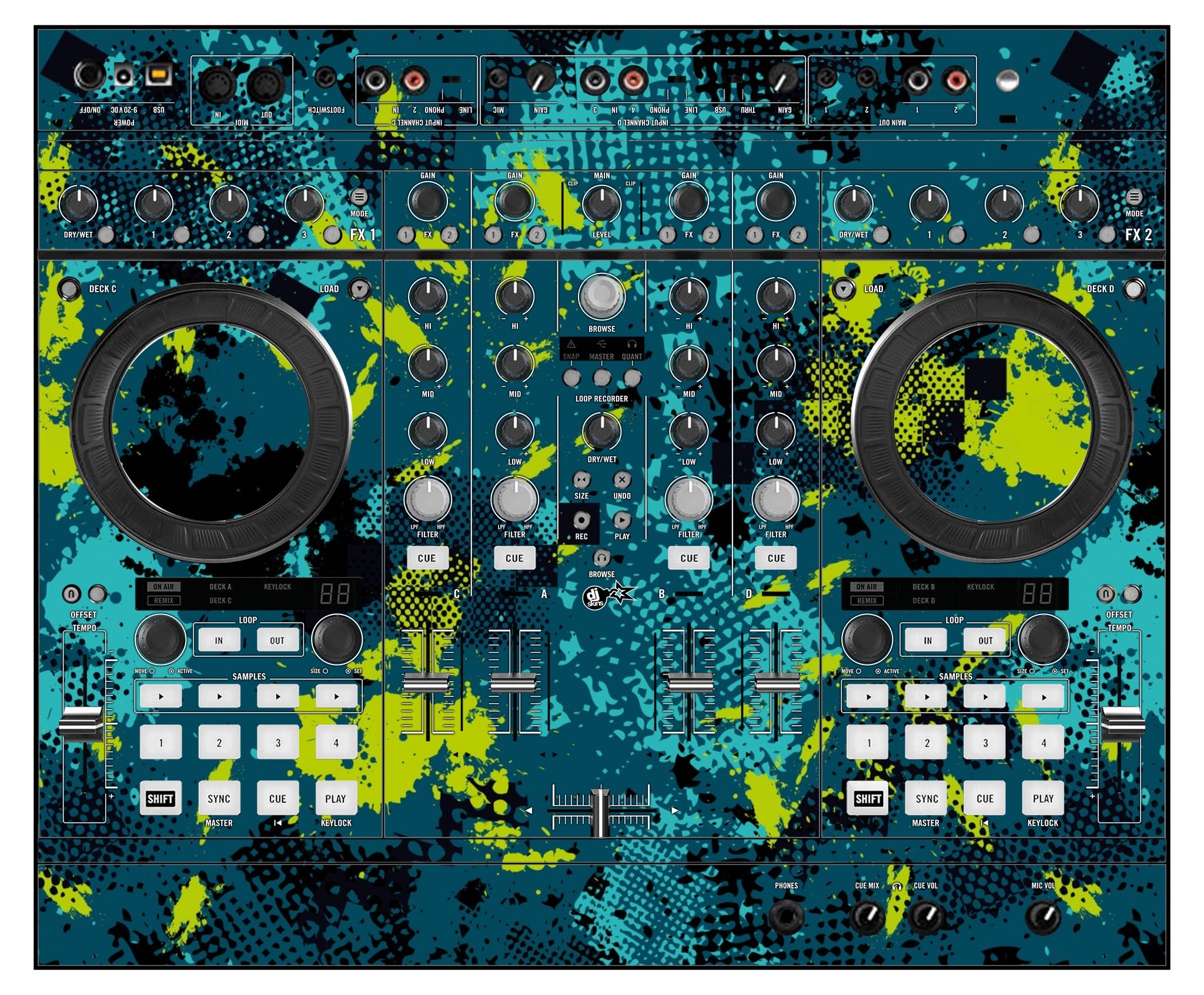 Native Instruments S4 MK1 Skin Conflict Green