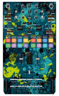 Pioneer DJ DJM S7 Skin Conflict Green