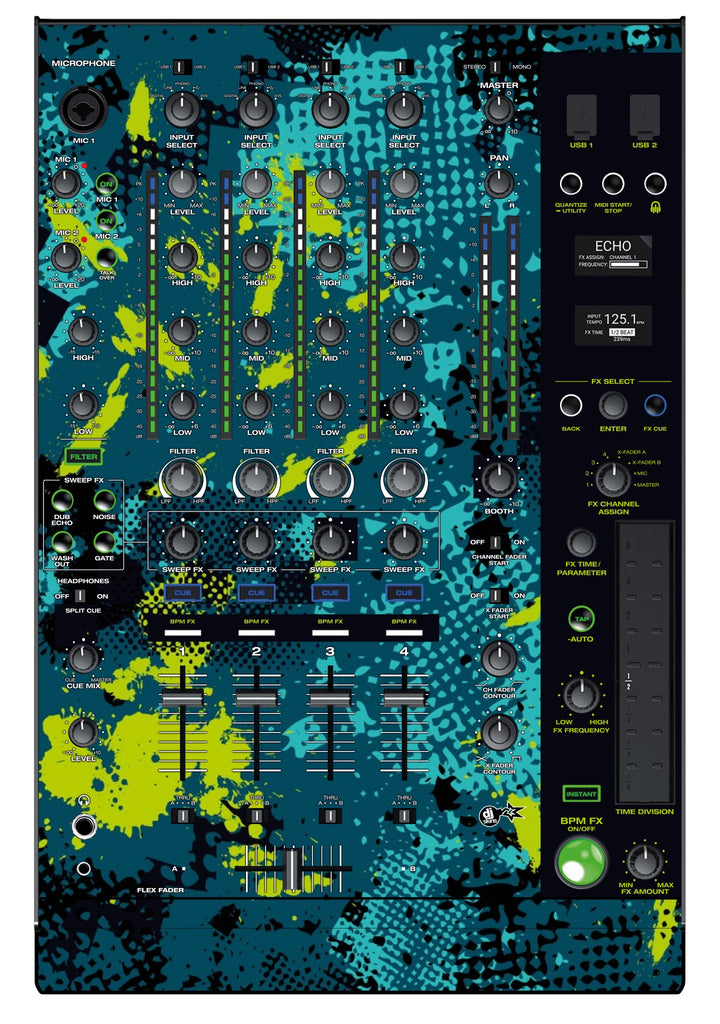 Denon DJ X 1850 Skin Conflict Green