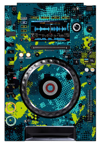Pioneer DJ CDJ 2000 NEXUS Skin Conflict Green