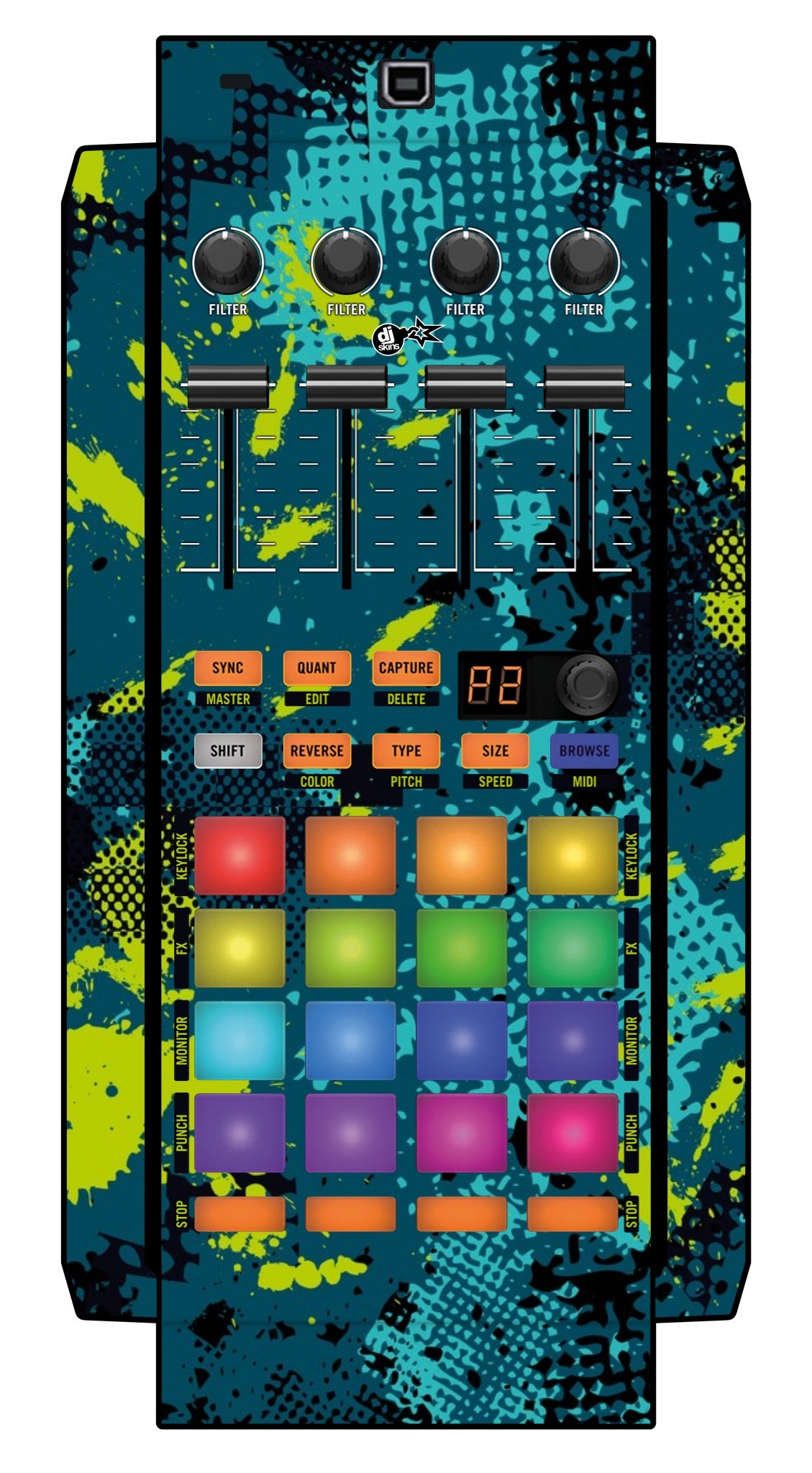 Native Instruments F1 Skin Conflict Green