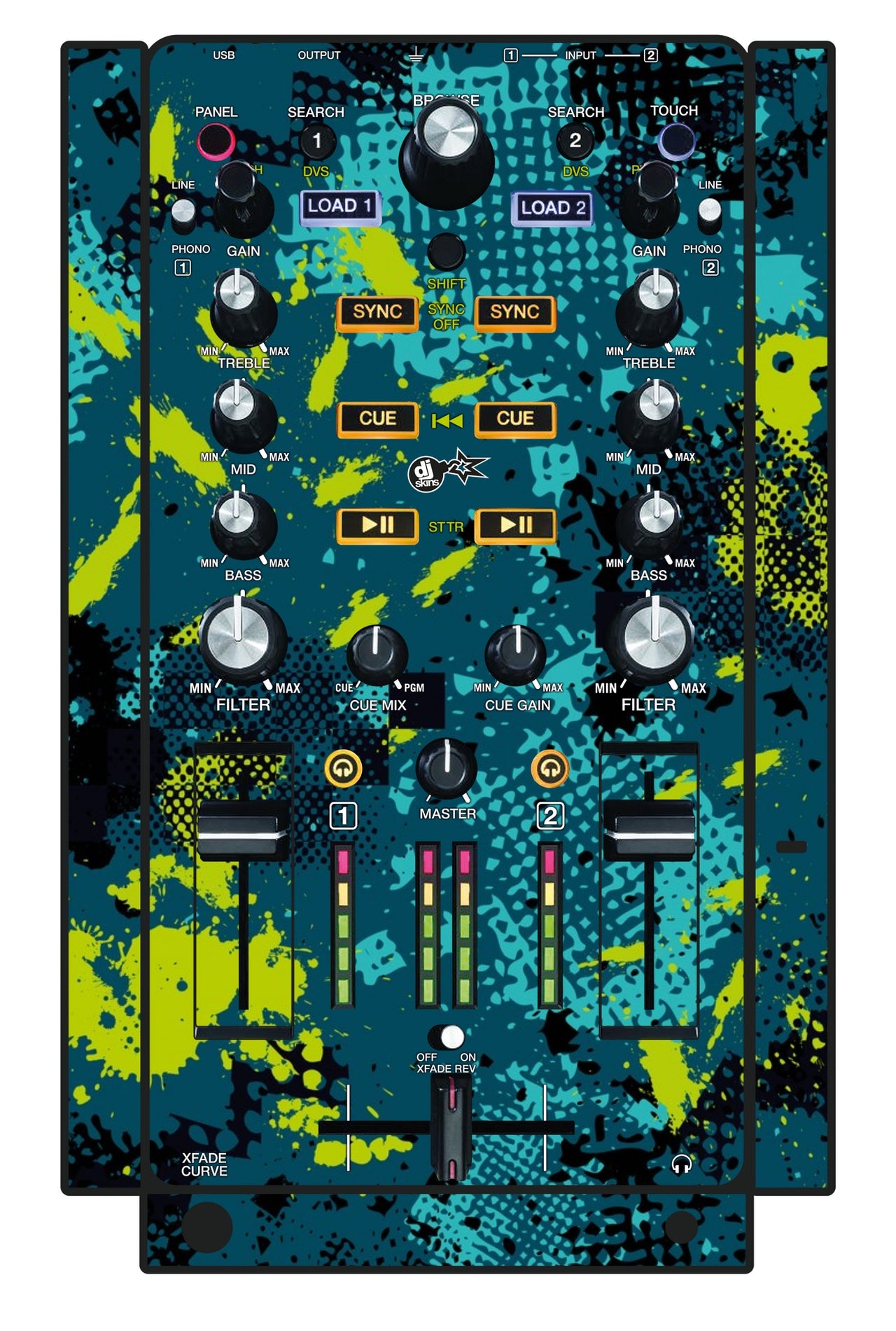 Akai Pro AMX Skin Conflict Green