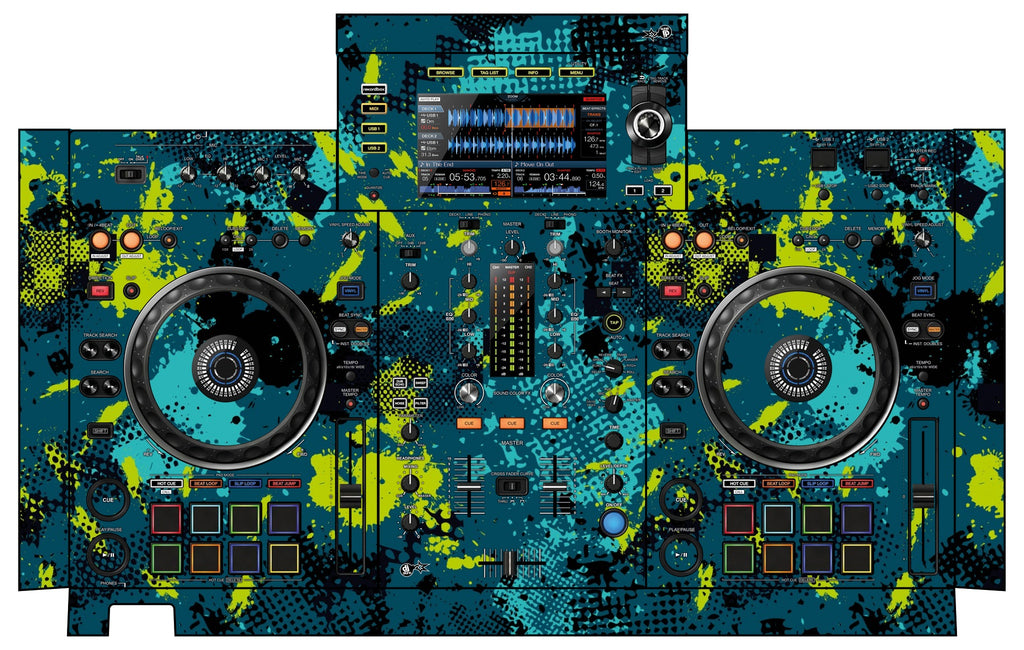Pioneer DJ XDJ RX 2 Skin Conflict Green