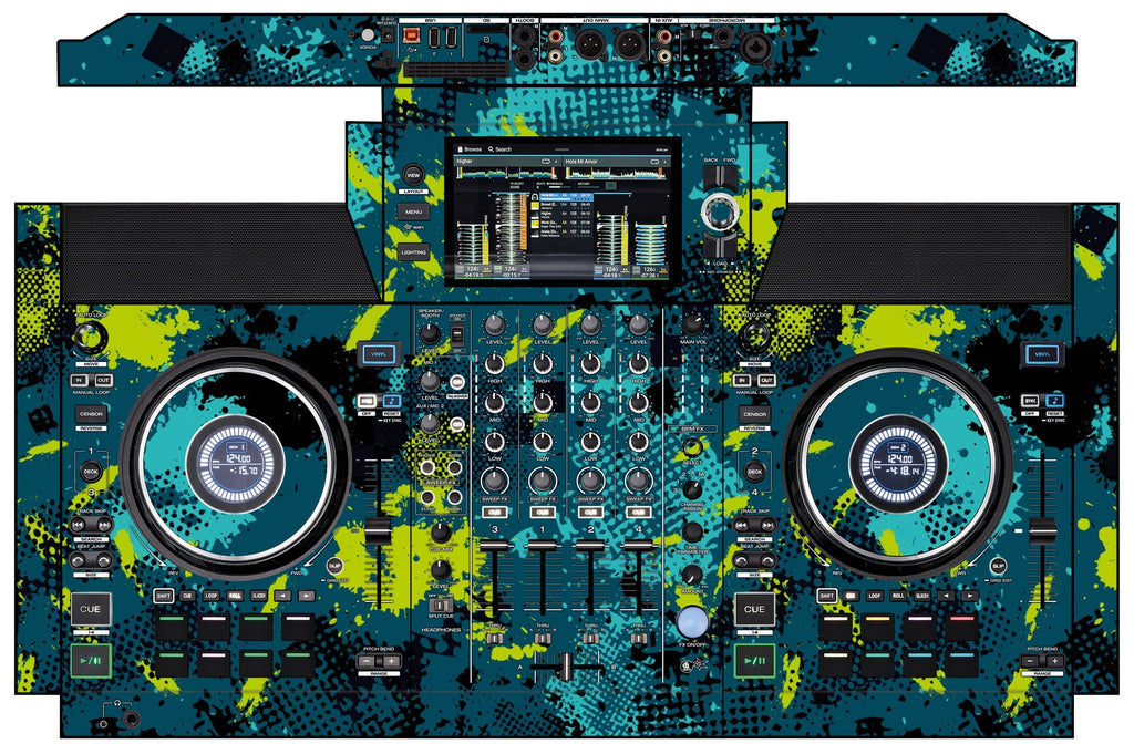 Denon DJ SC Live 4 Skin Conflict Green