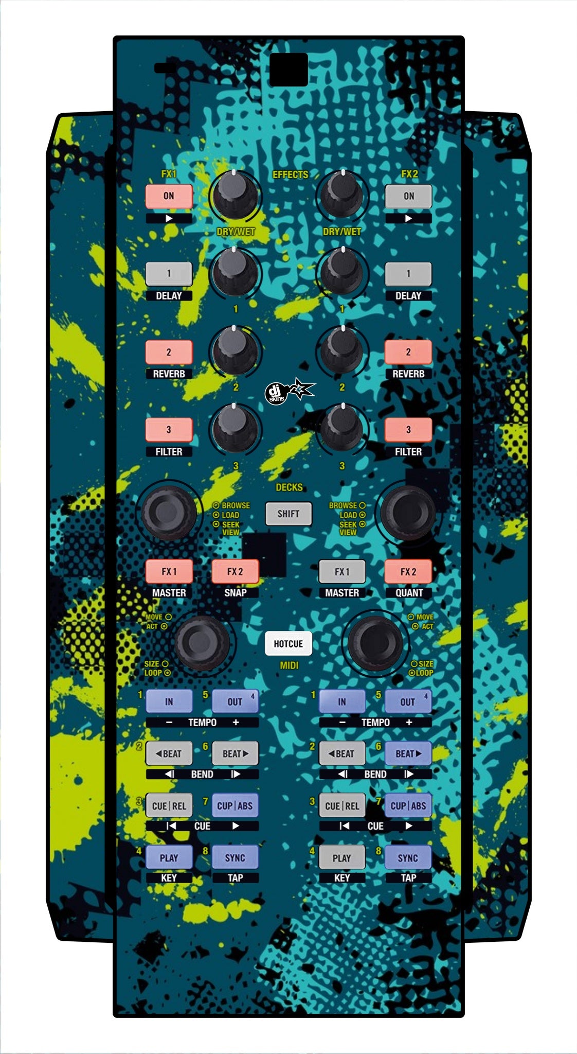 Native Instruments X1 Skin Conflict Green