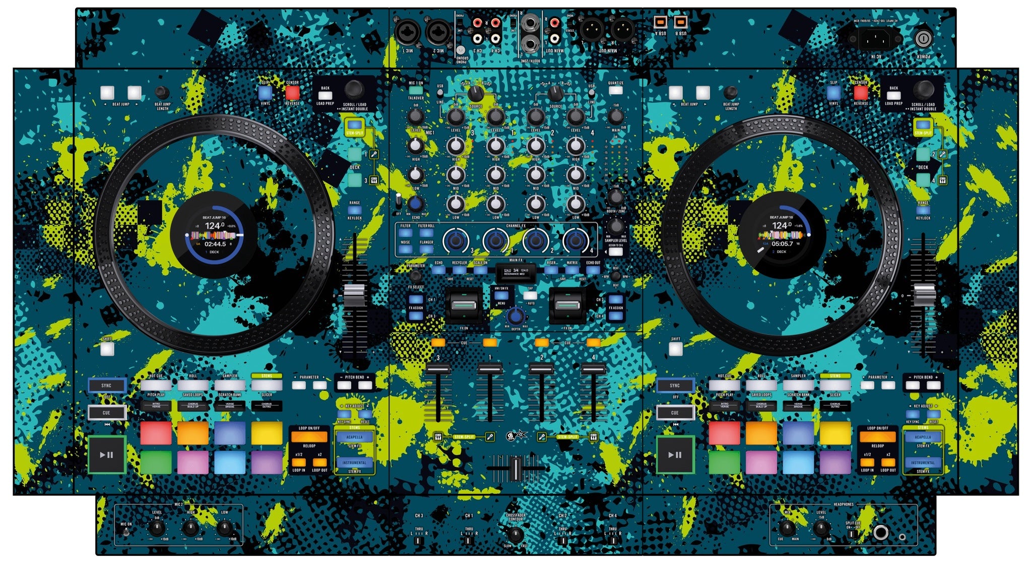 Rane FOUR Skin Conflict Green