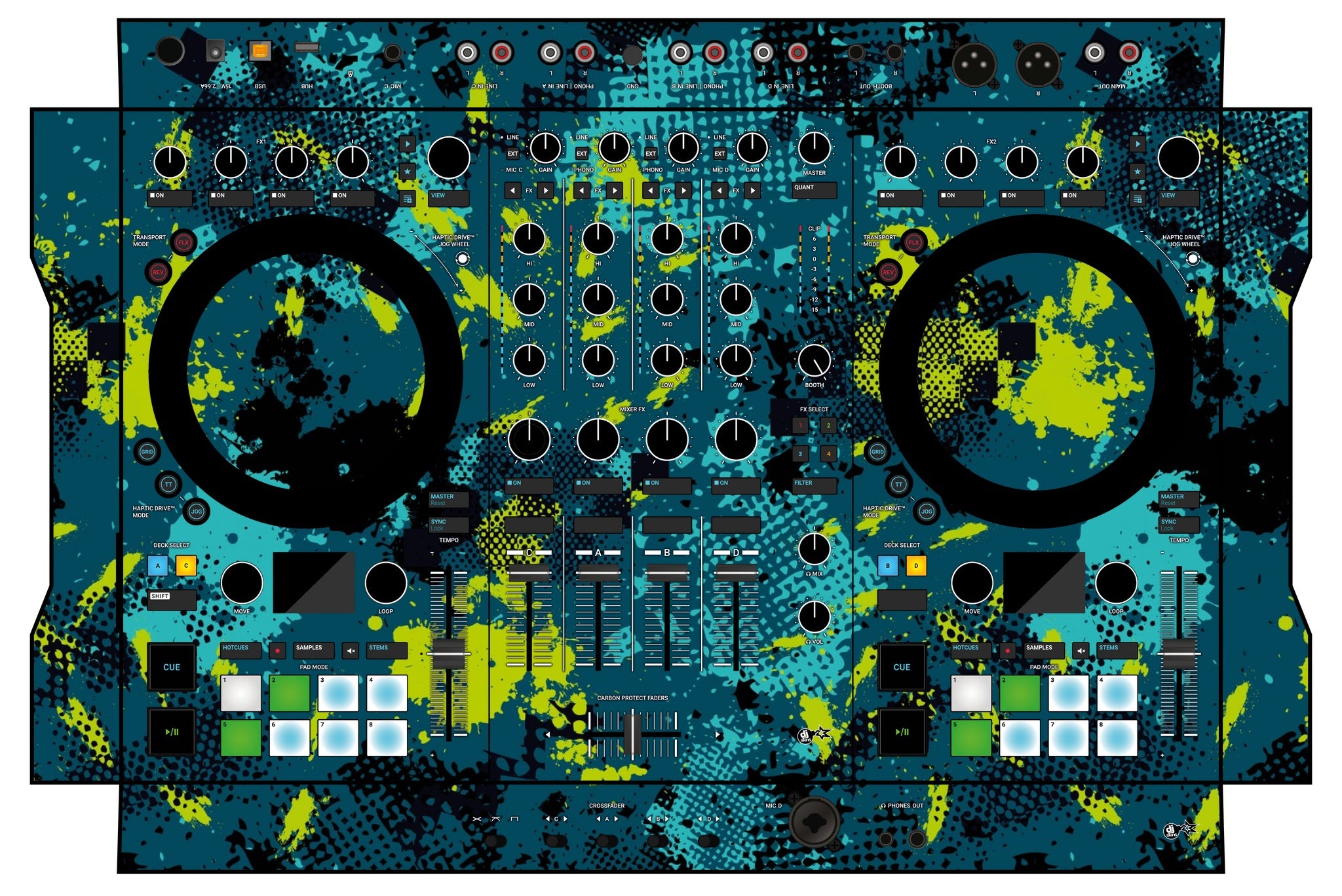 Native Instruments S4 MK3 Skin Conflict Green