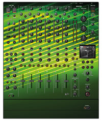 Pioneer DJ DJM V10 LF Skin Green Lazer