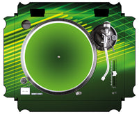 Technics 1200 / 1210 MK2 Skin Green Lazer