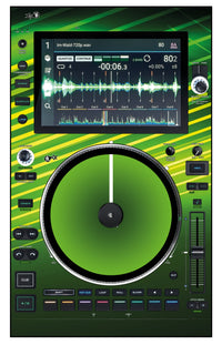 Denon DJ SC 6000 M Skin Green Lazer
