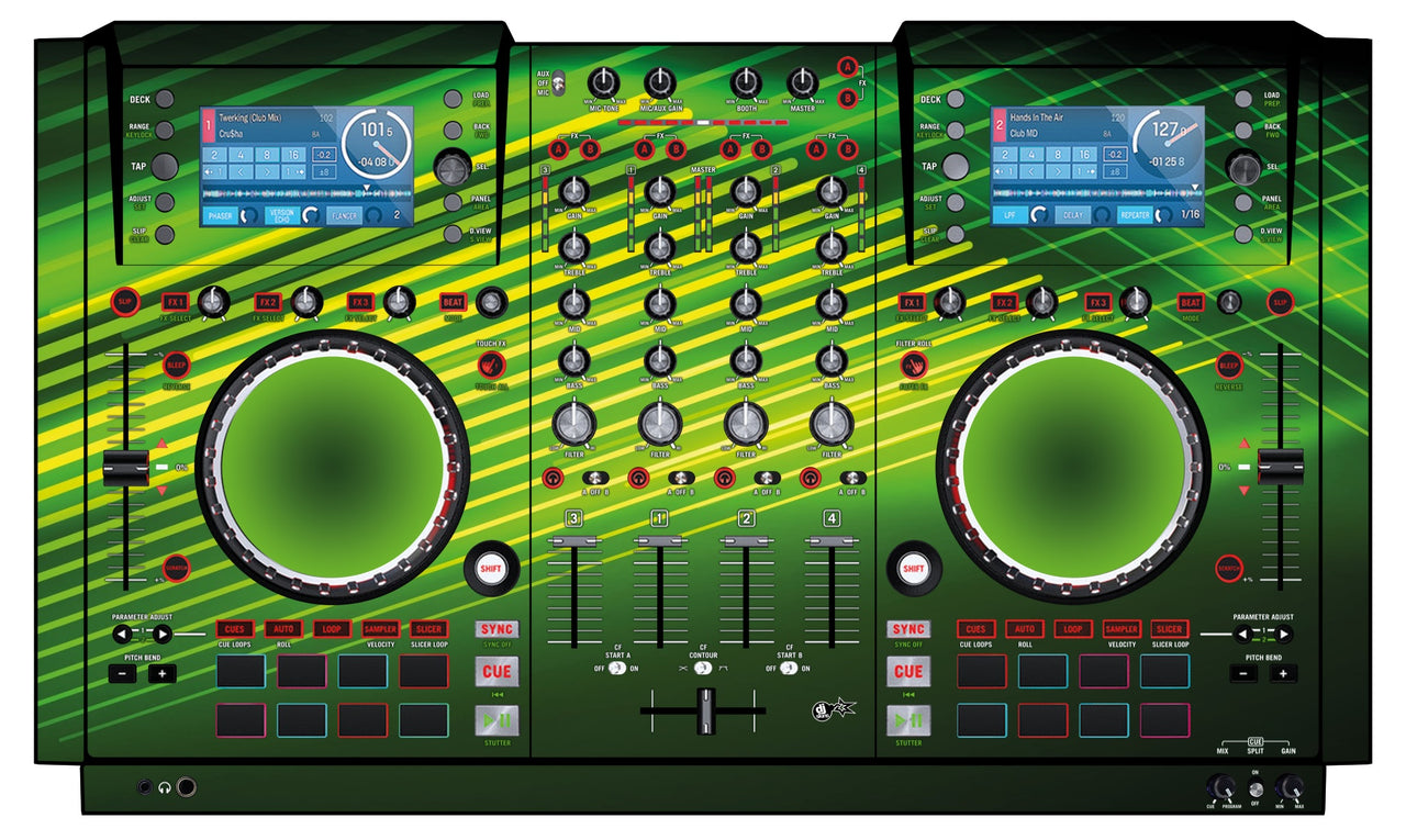 Numark NV Skin Green Lazer