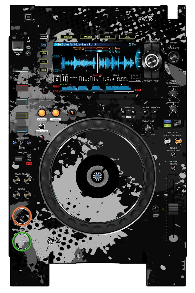 Pioneer DJ CDJ 2000 NEXUS 2 Skin Conflict Grey