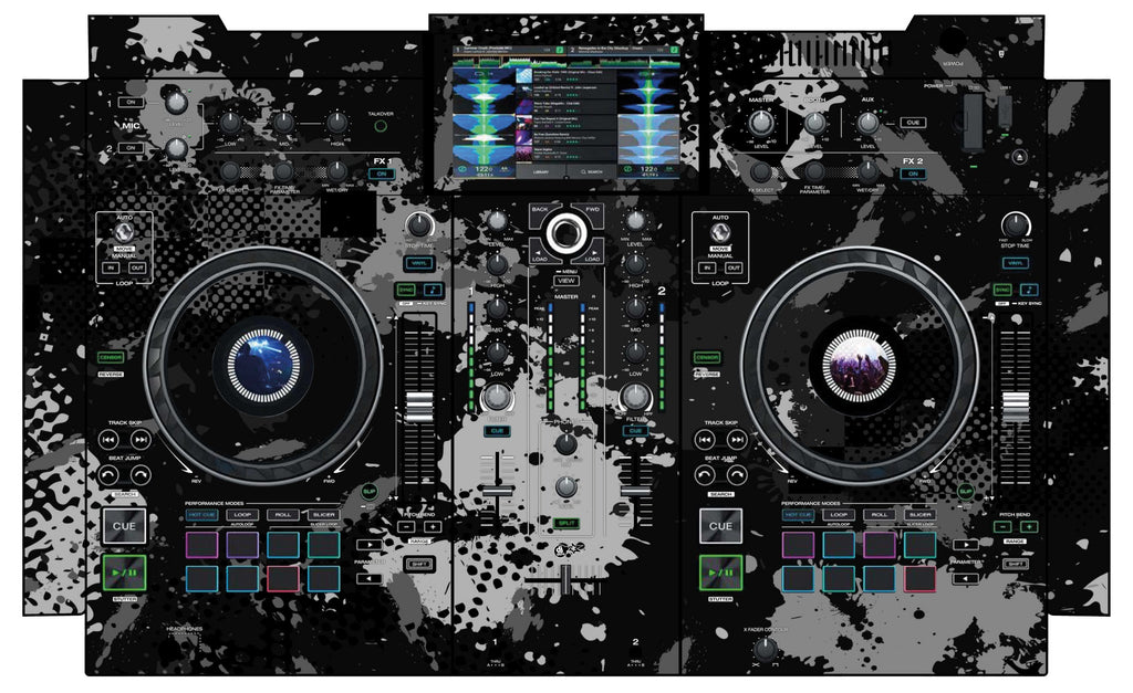 Denon DJ PRIME 2 Skin Conflict Grey