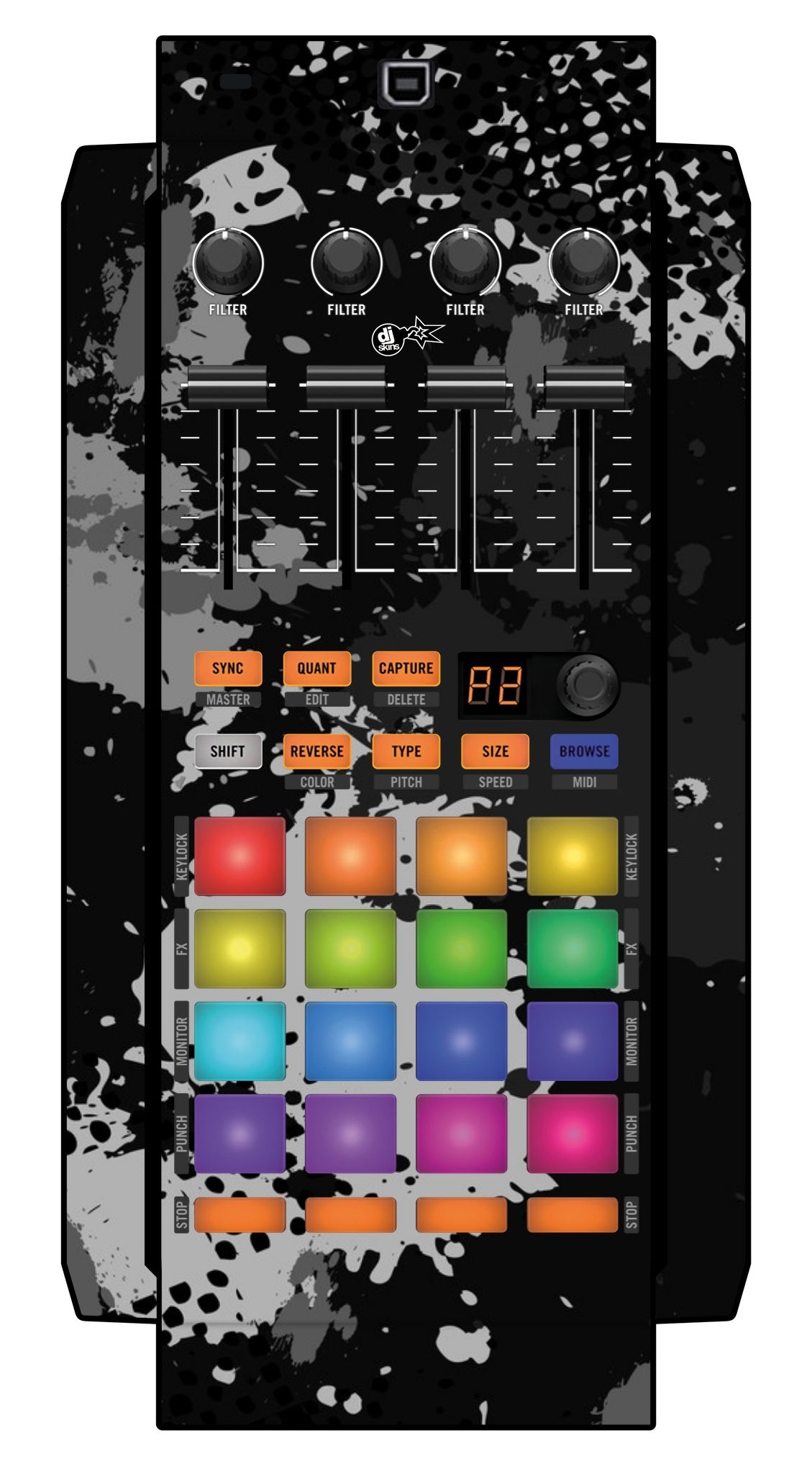Native Instruments F1 Skin Conflict Grey