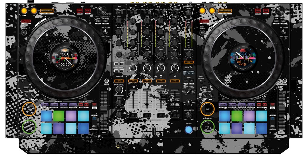 Pioneer DJ DDJ 1000 SRT Skin Conflict Grey