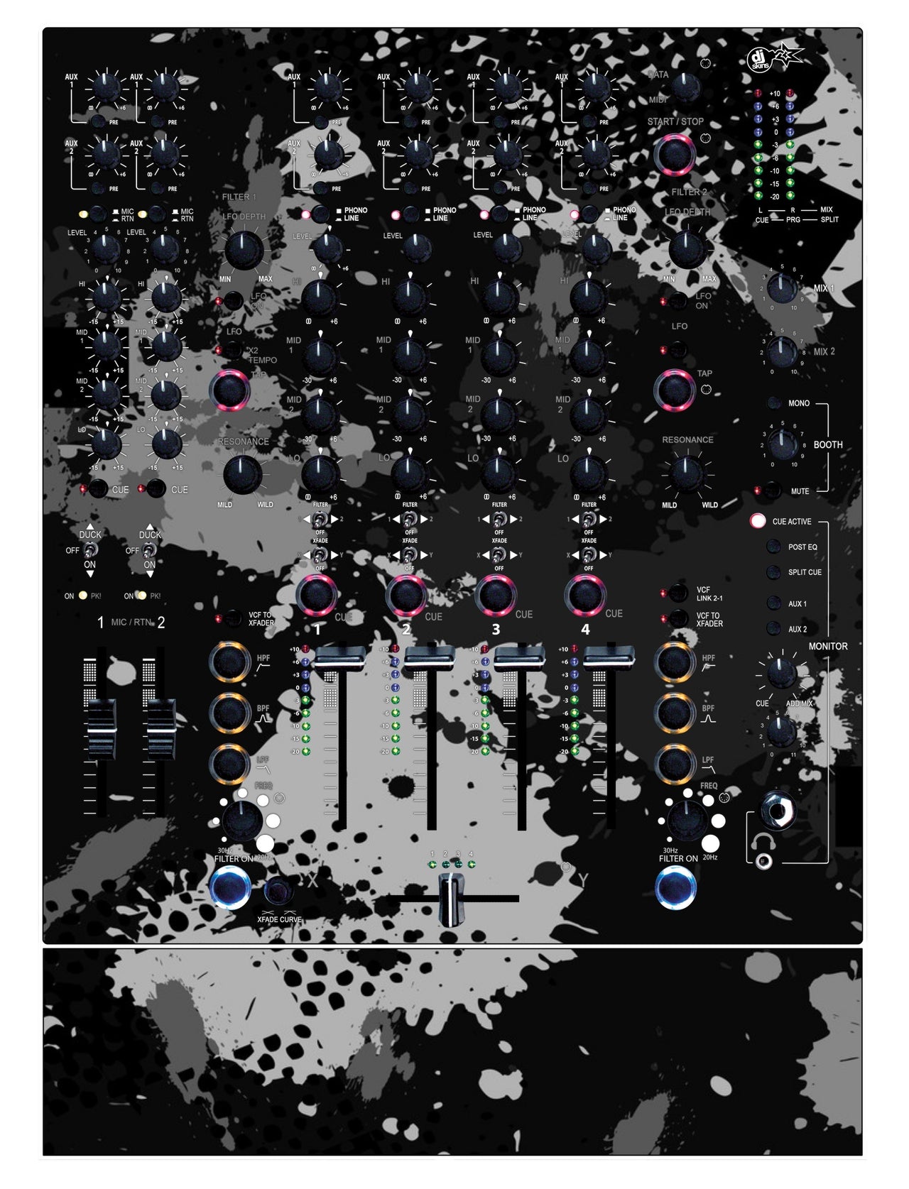Allen and Heath XONE 92 Skin Conflict Grey