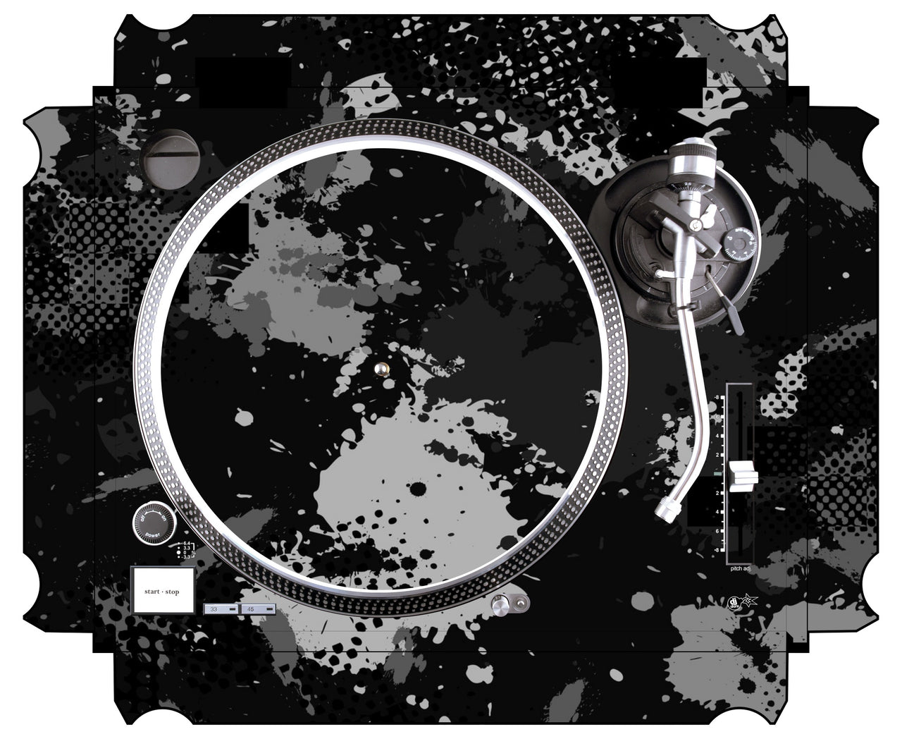 Technics 1200 / 1210 MK2 Skin Conflict Grey