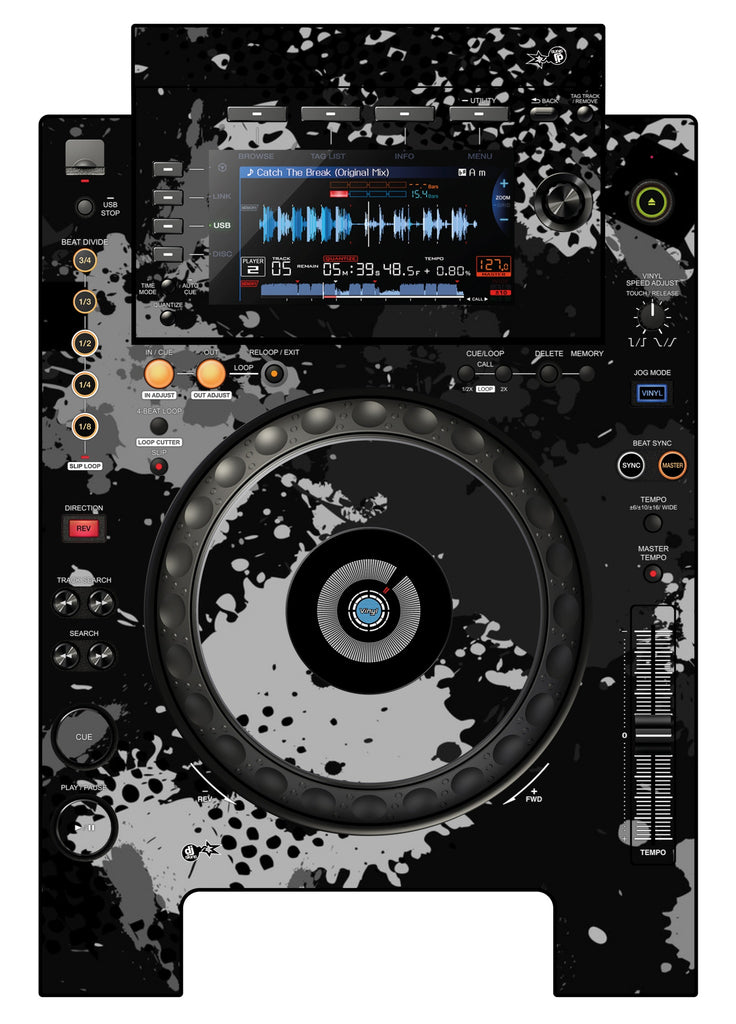 Pioneer DJ CDJ 900 NEXUS Skin Conflict Grey