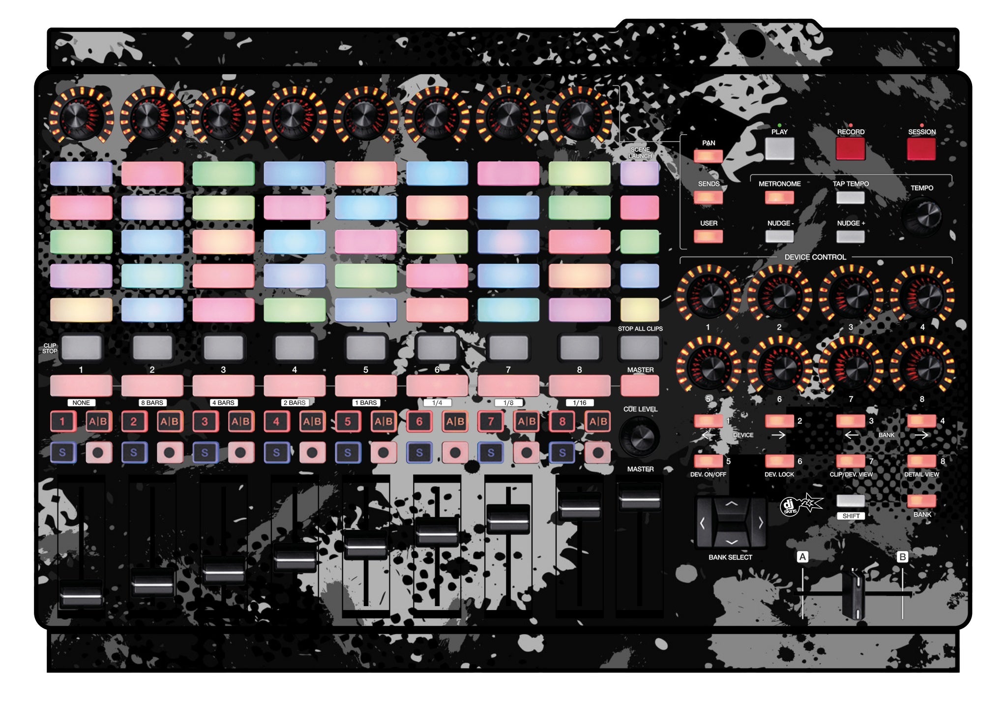 Akai Pro APC 40 MK2 Skin Conflict Grey