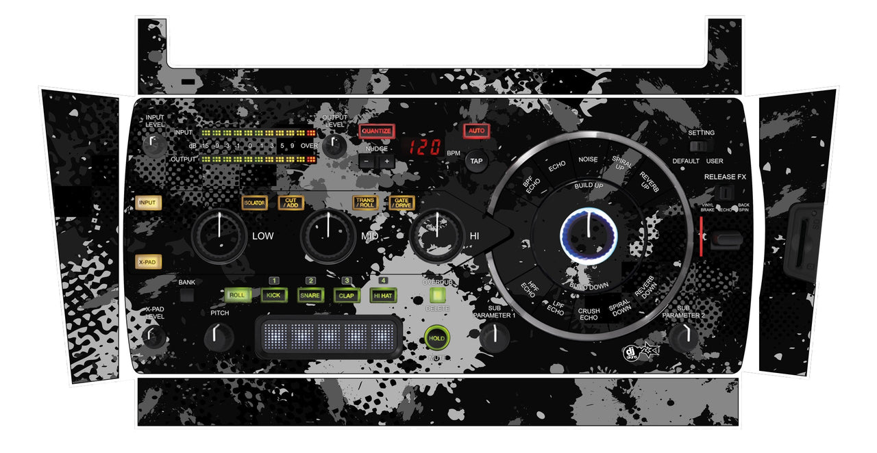 Pioneer DJ RMX 1000 Skin Conflict Grey