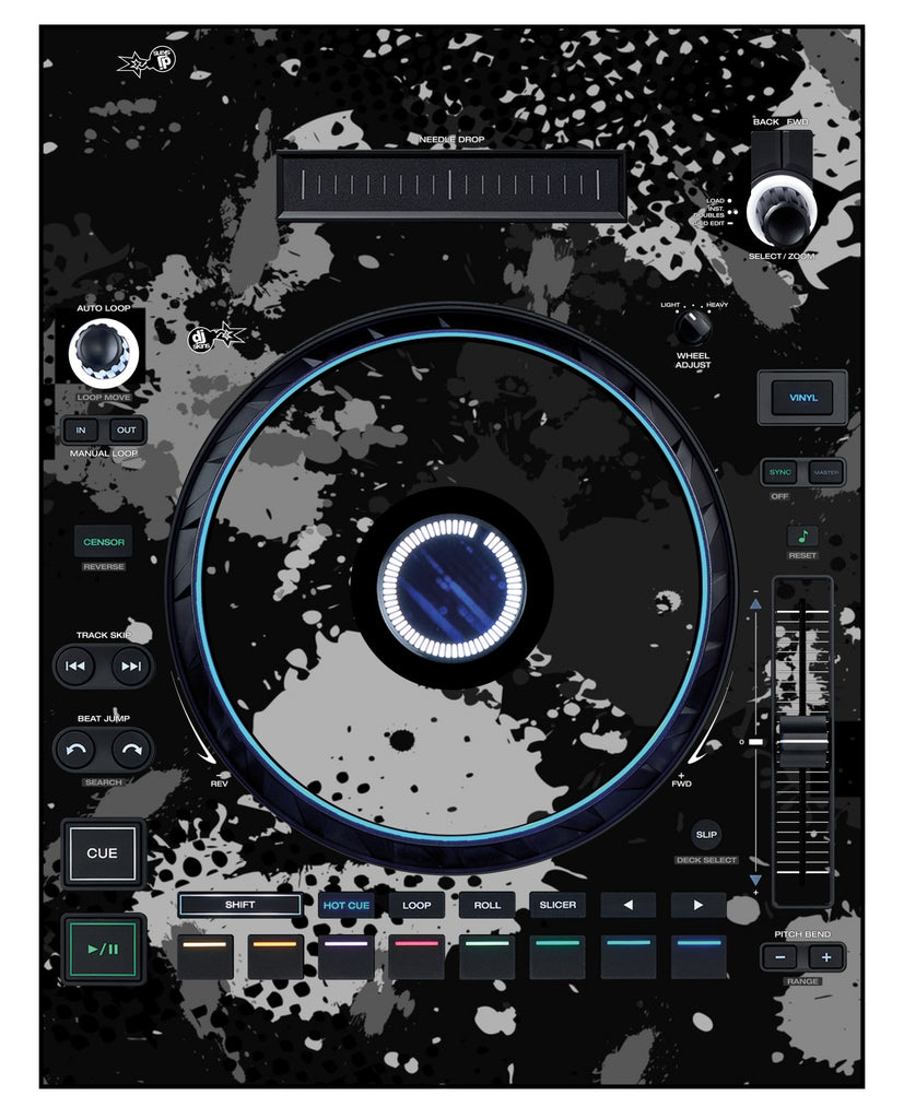Denon DJ LC 6000 Skin Conflict Grey