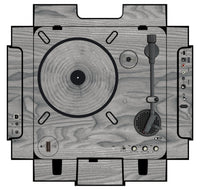 Numark PT 01 incl. Sides Skin Wood Grey