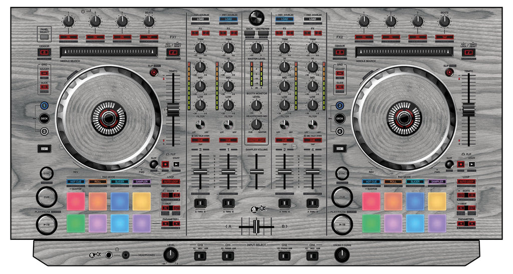 Pioneer DJ DDJ SX 2 Skin Wood Grey