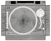 Reloop RP 8000 MK2 Skin Wood Grey