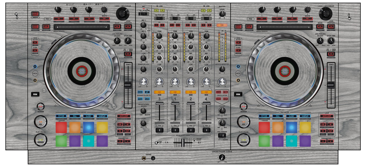 Pioneer DJ DDJ SZ Skin Wood Grey
