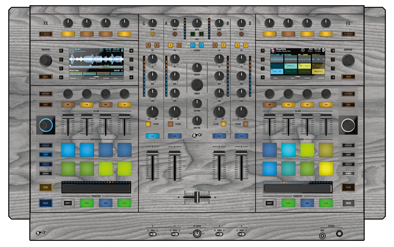 Native Instruments S8 Skin Wood Grey