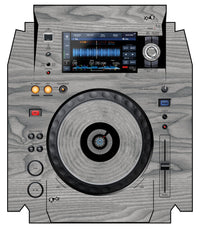 Pioneer DJ XDJ 1000 MK2 Skin Wood Grey
