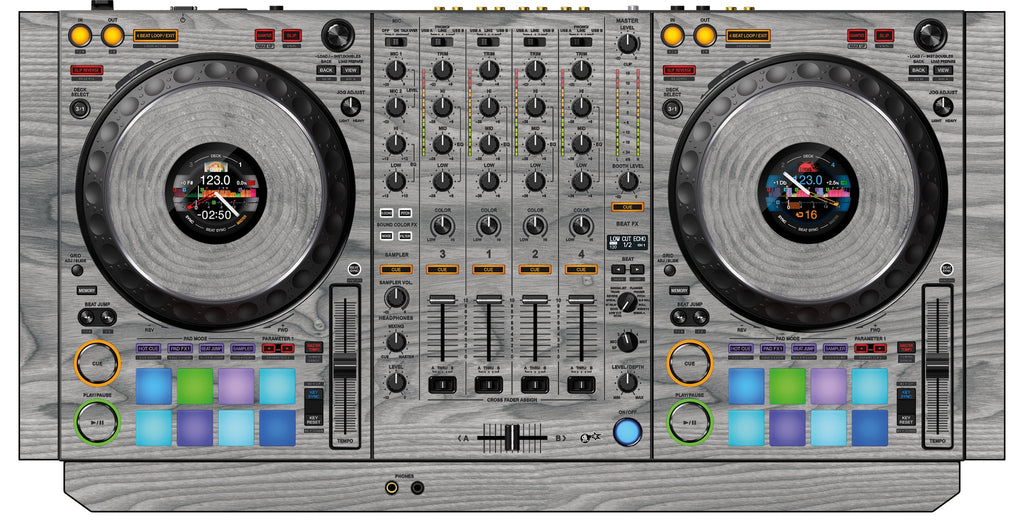 Pioneer DJ DDJ 1000 SRT Skin Wood Grey