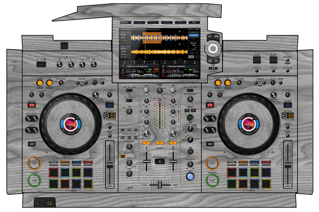 Pioneer DJ XDJ RX 3 Skin Wood Grey