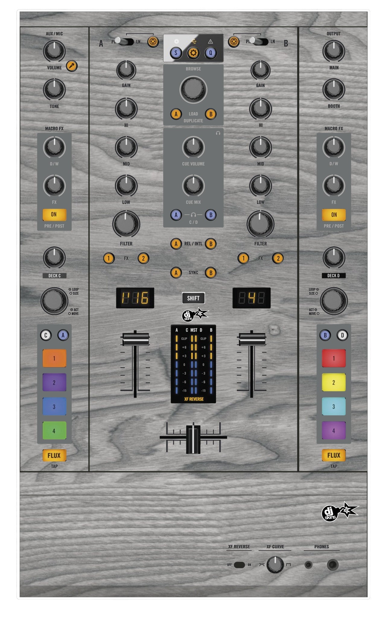 Native Instruments Z2 Skin Wood Grey