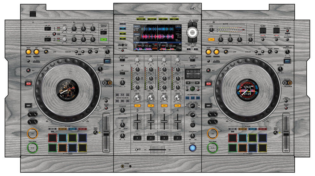 Pioneer DJ XDJ XZ Skin Wood Grey