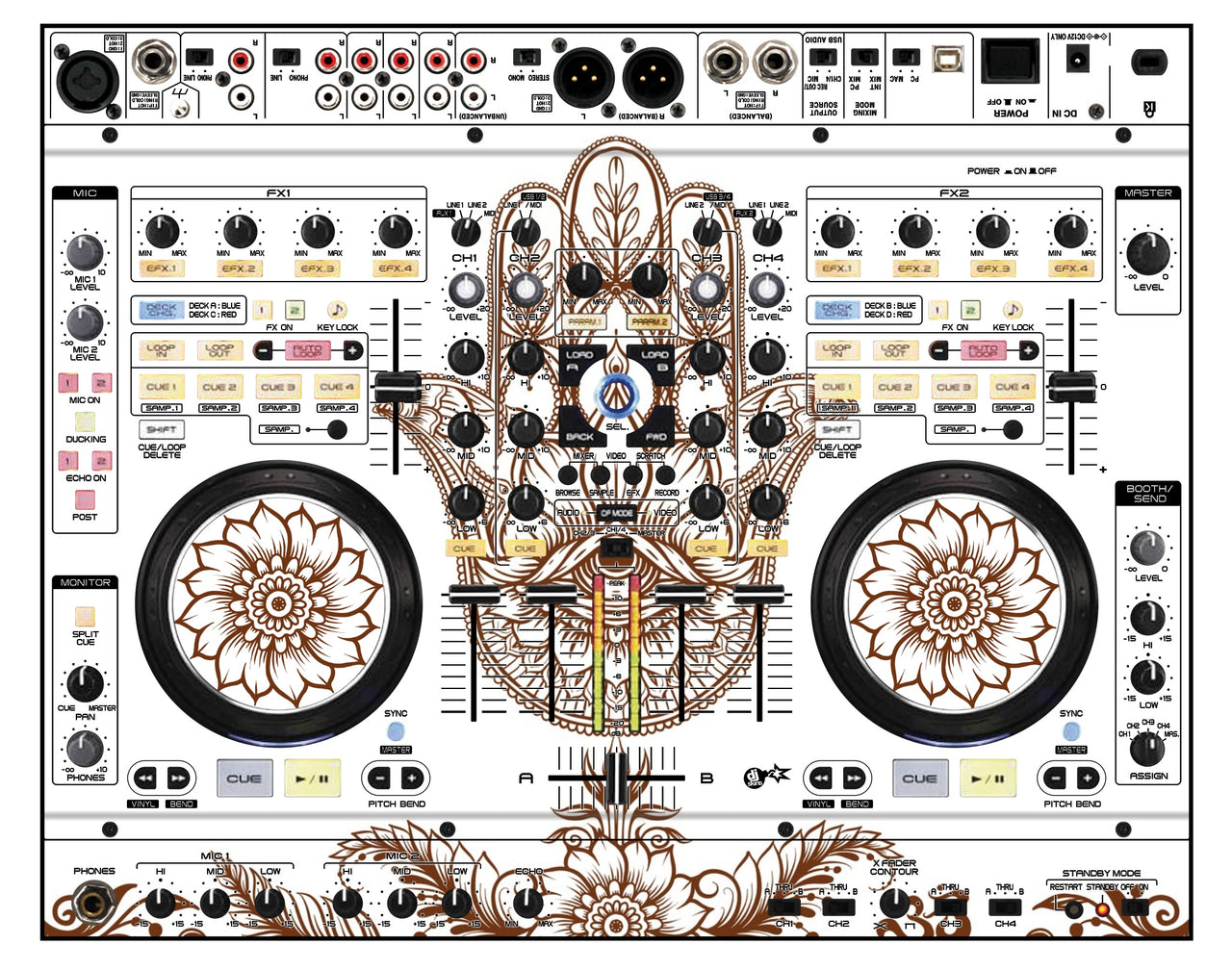 Denon DJ MC 6000 Skin Henna Classic