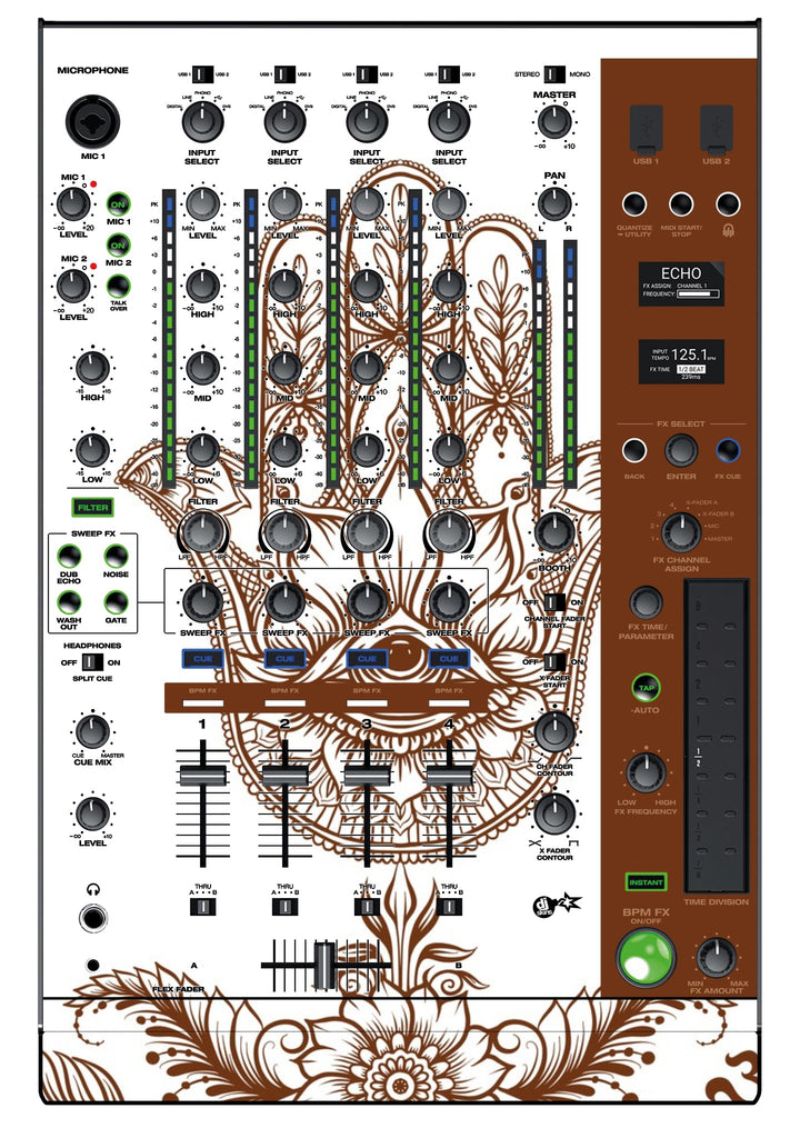 Denon DJ X 1850 Skin Henna Classic