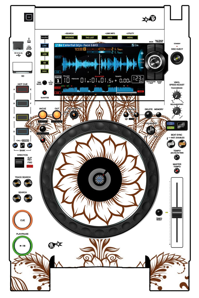 Pioneer DJ CDJ 2000 NEXUS 2 Skin Henna Classic