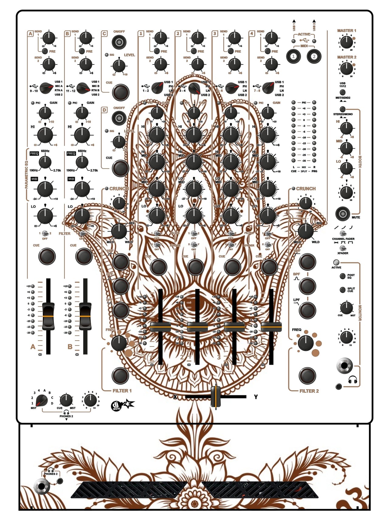 Allen and Heath XONE 96 Skin Henna Classic