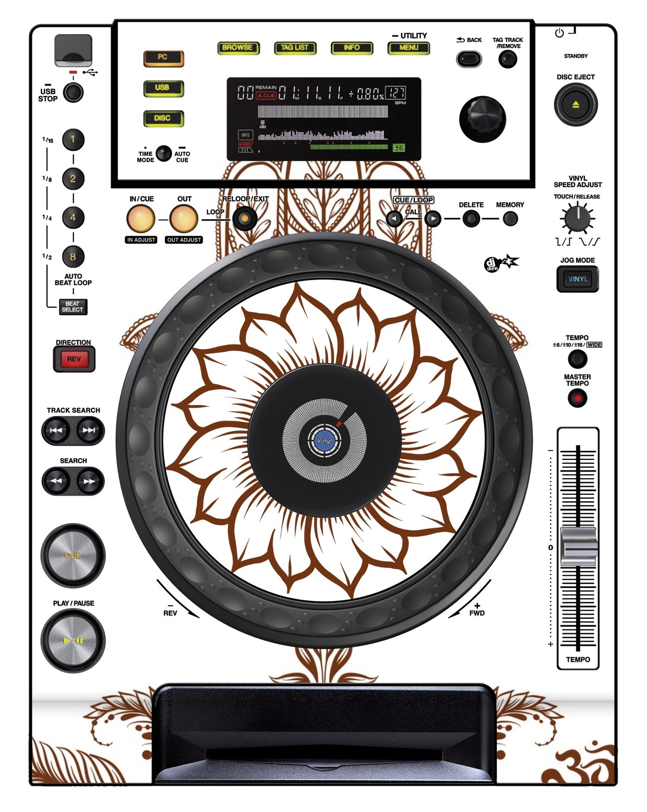 Pioneer DJ CDJ 850 Skin Henna Classic