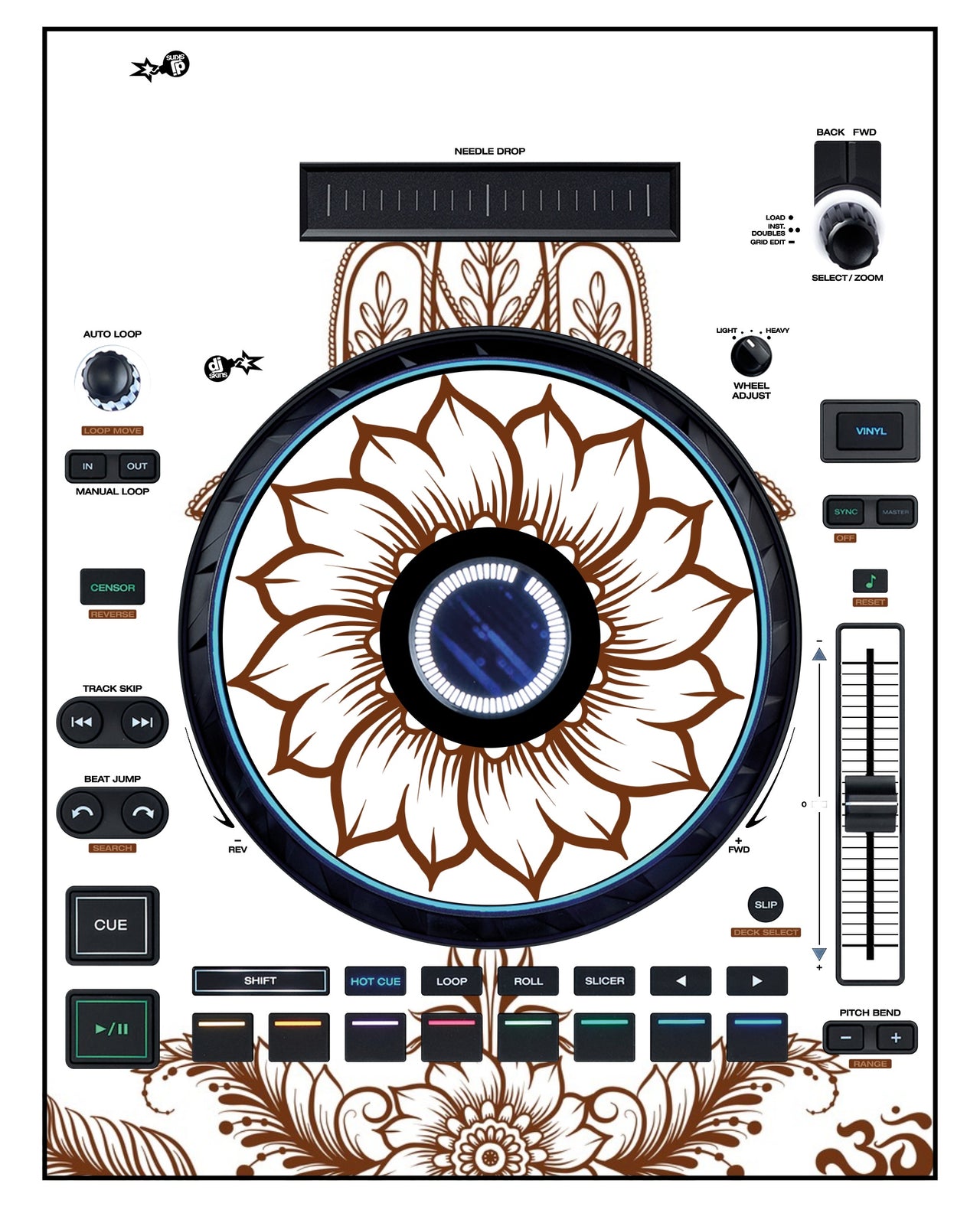 Denon DJ LC 6000 Skin Henna Classic