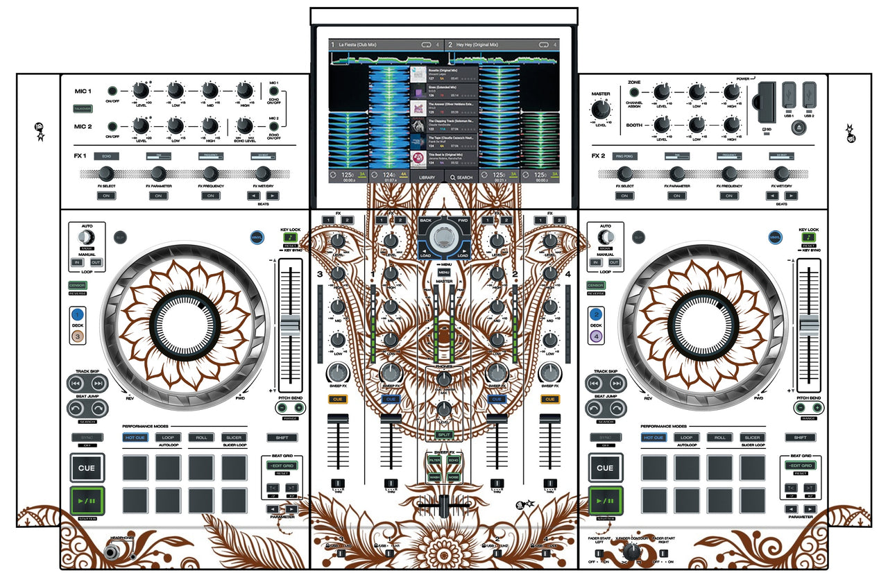 Denon DJ PRIME 4 Skin Henna Classic
