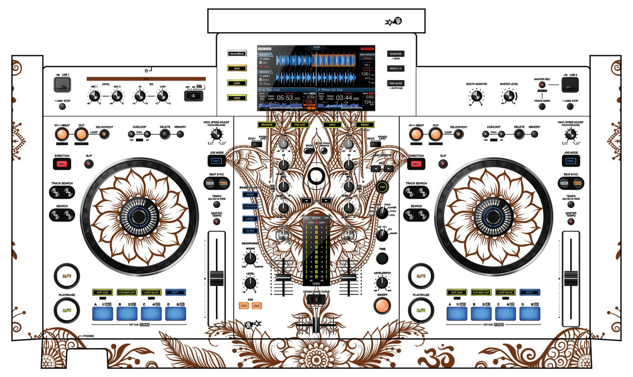 Pioneer DJ XDJ RX Skin Henna Classic