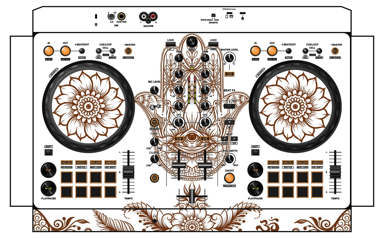 Pioneer DJ DDJ FLX 4 Skin Henna Classic