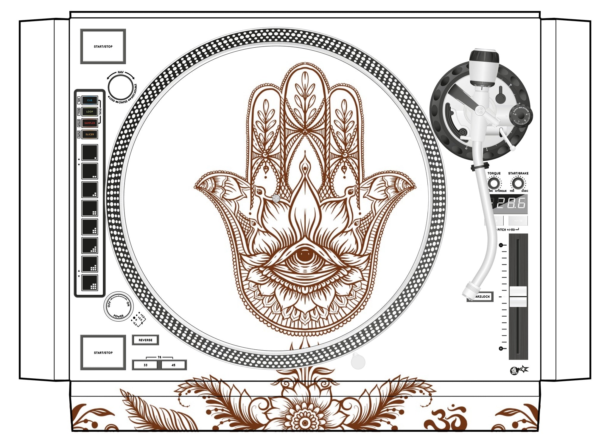 Reloop RP 8000 Skin Henna Classic